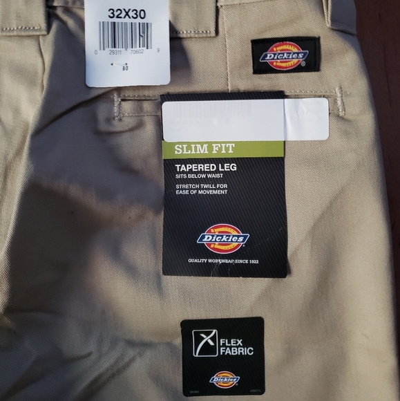 Dickies Men's Flex Slim Fit Tapered Leg Pants 32×30 - Picture 7 of 8